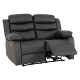 Faux Leather 3 + 2 Seater Sofa Set Electric Recliner - Roma