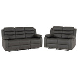 Faux Leather 3 + 2 Seater Sofa Set Recliner - Roma