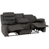 Faux Leather 3 + 2 Seater Sofa Set Recliner - Roma