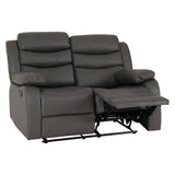 Faux Leather 3 + 2 Seater Sofa Set Recliner - Roma