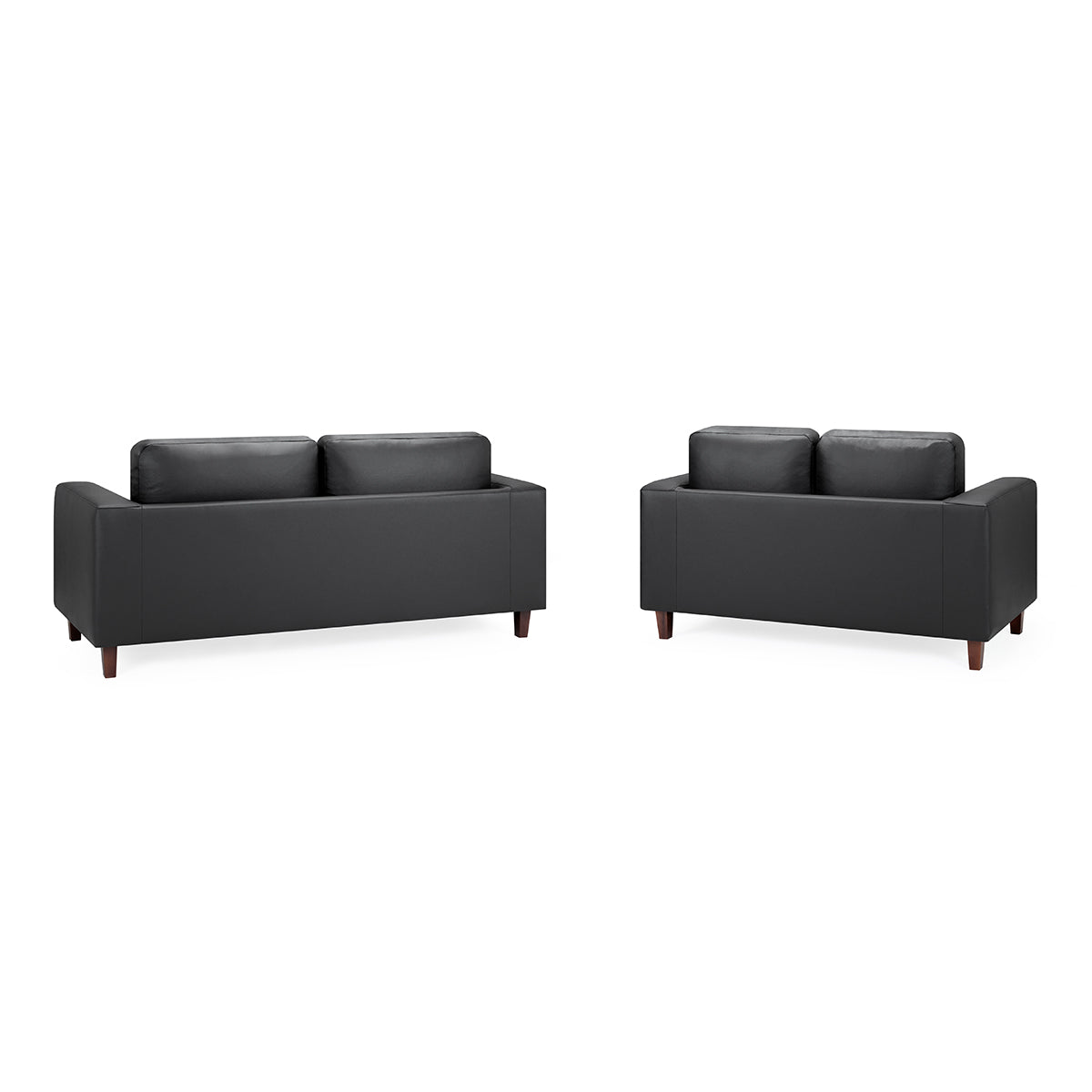 Faux Leather 3 + 2 Seater Sofa Set - Box