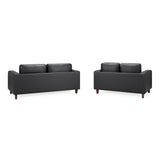 Faux Leather 3 + 2 Seater Sofa Set - Box