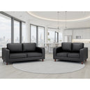 Faux Leather 3 + 2 Seater Sofa Set - Box