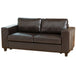 Faux Leather 3 Seater Sofa 176cm Wide - Kensington Home