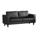 Faux Leather 3 Seater Sofa 179cm Wide - Kensington Home