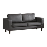 Faux Leather 3 Seater Sofa 179cm Wide - Kensington Home