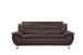 Faux Leather 3 Seater Sofa 200cm Wide - Kensington Home