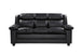 Faux Leather 3 Seater Sofa 203cm Wide - Kensington Home