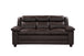 Faux Leather 3 Seater Sofa 203cm Wide - Kensington Home