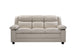 Faux Leather 3 Seater Sofa 203cm Wide - Kensington Home