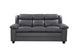 Faux Leather 3 Seater Sofa 203cm Wide - Kensington Home