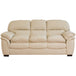 Faux Leather 3 Seater Sofa 212cm Wide - Kensington Home