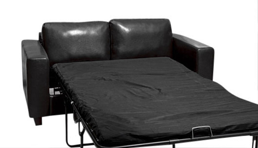 Faux Leather 3 Seater Sofa Bed 192cm Wide - Kensington Home