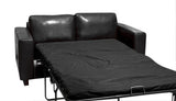 Faux Leather 3 Seater Sofa Bed 192cm Wide - Kensington Home