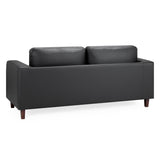 Faux Leather 3 Seater Sofa - Box