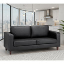 Faux Leather 3 Seater Sofa - Box