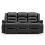 Faux Leather 3 Seater Sofa Electric Recliner - Alva