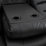 Faux Leather 3 Seater Sofa Electric Recliner - Alva