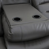 Faux Leather 3 Seater Sofa Electric Recliner - Alva