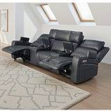 Faux Leather 3 Seater Sofa Electric Recliner - Florence Cinema