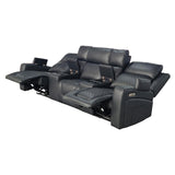 Faux Leather 3 Seater Sofa Electric Recliner - Florence Cinema