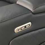 Faux Leather 3 Seater Sofa Electric Recliner - Florence Cinema