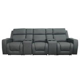 Faux Leather 3 Seater Sofa Electric Recliner - Florence Cinema