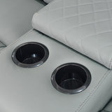 Faux Leather 3 Seater Sofa Electric Recliner - Florence Cinema