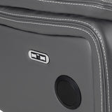 Faux Leather 3 Seater Sofa Electric Recliner - Galaxy Tech