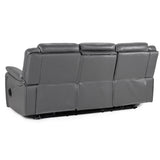 Faux Leather 3 Seater Sofa Electric Recliner - Galaxy Tech