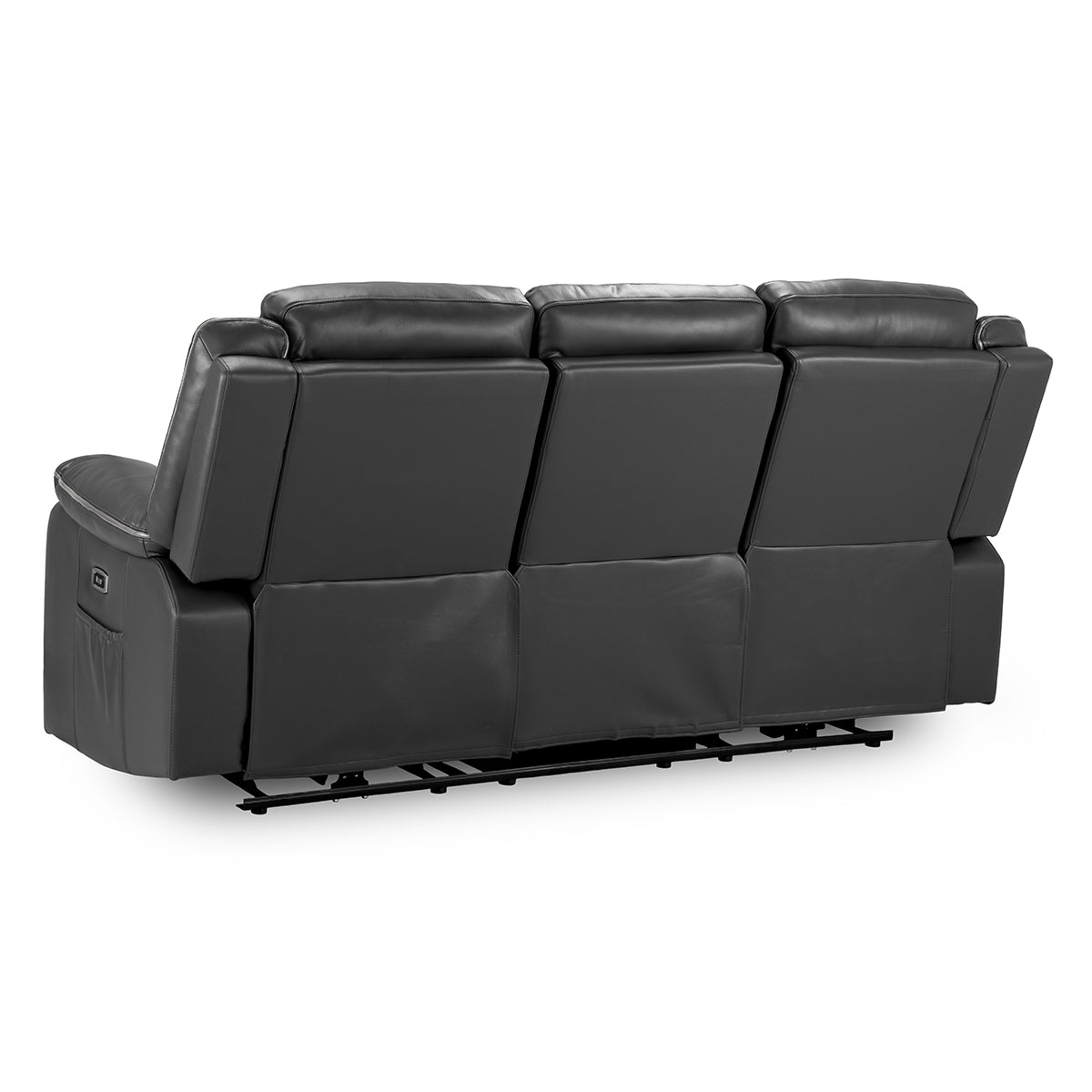 Faux Leather 3 Seater Sofa Electric Recliner - Harald
