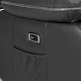 Faux Leather 3 Seater Sofa Electric Recliner - Harald