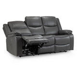 Faux Leather 3 Seater Sofa Electric Recliner - Harald