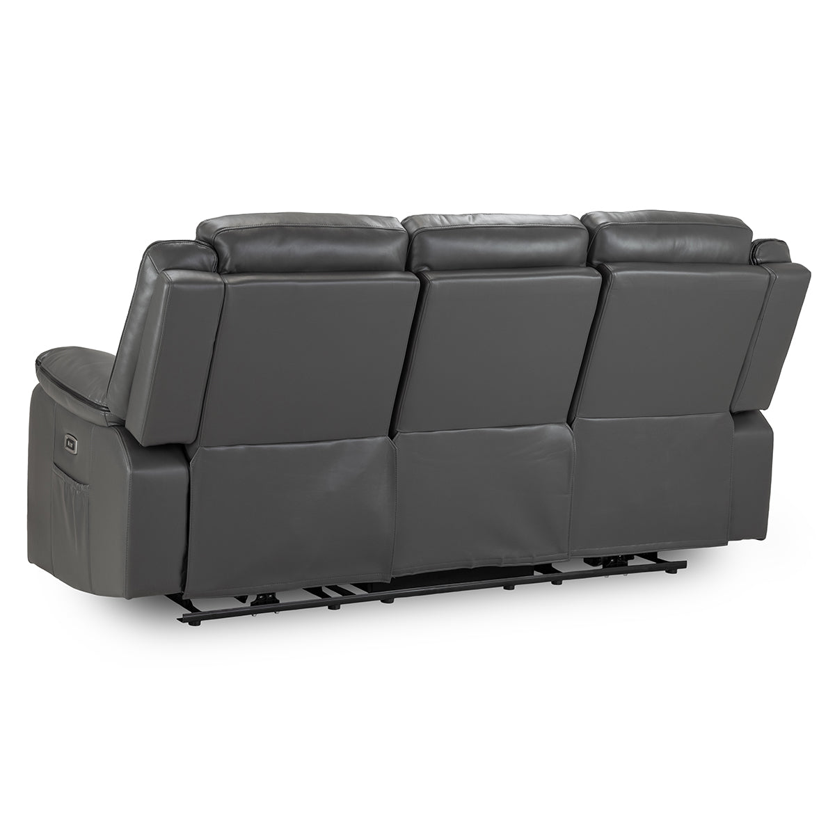 Faux Leather 3 Seater Sofa Electric Recliner - Harald