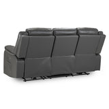 Faux Leather 3 Seater Sofa Electric Recliner - Harald
