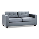 Faux Leather 3 Seater Sofa - Jerry