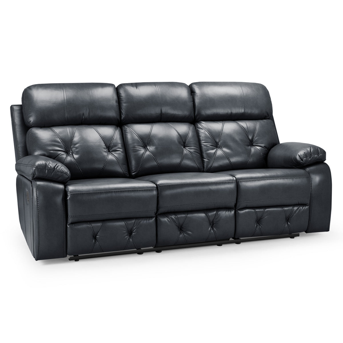 Faux Leather 3 Seater Sofa Recliner - Cody