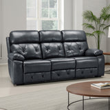 Faux Leather 3 Seater Sofa Recliner - Cody