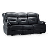 Faux Leather 3 Seater Sofa Recliner - Novie