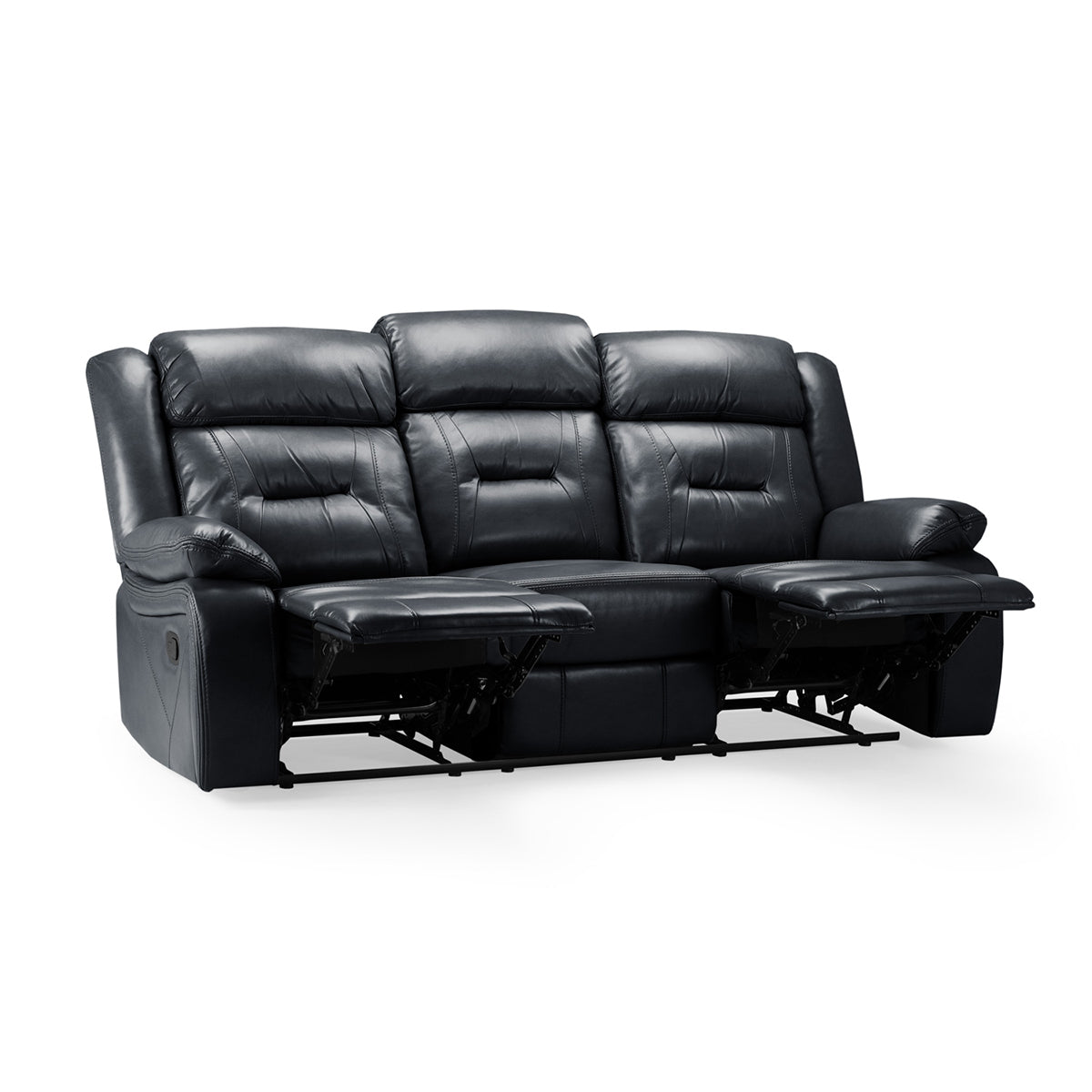 Faux Leather 3 Seater Sofa Recliner - Novie
