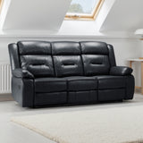 Faux Leather 3 Seater Sofa Recliner - Novie