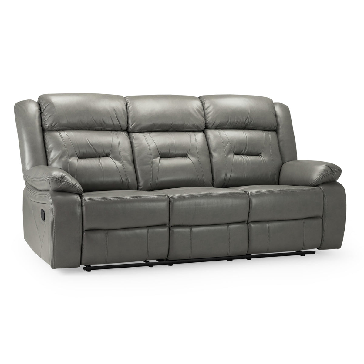 Faux Leather 3 Seater Sofa Recliner - Novie