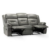 Faux Leather 3 Seater Sofa Recliner - Novie