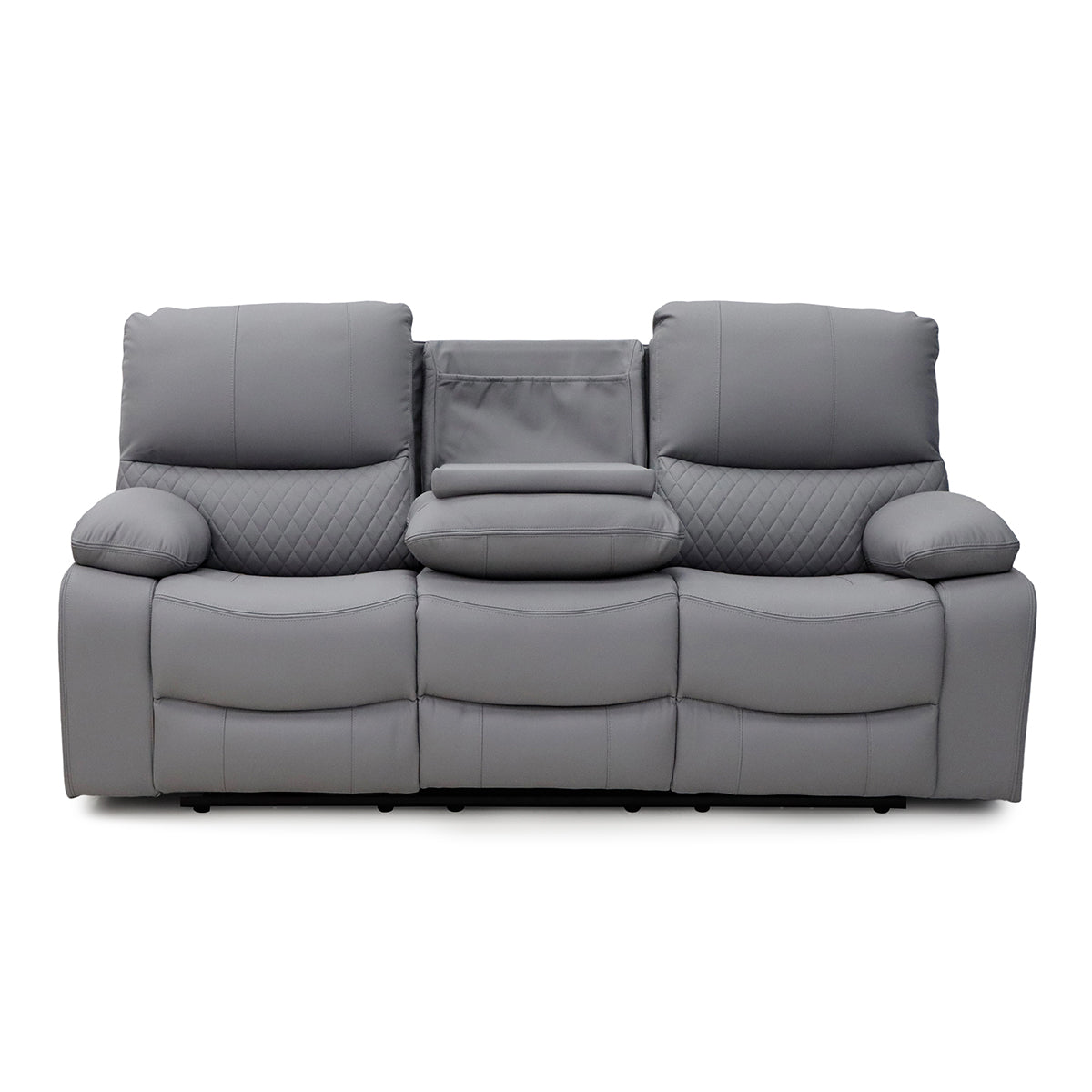 Faux Leather 3 Seater Sofa Recliner - Orla