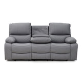 Faux Leather 3 Seater Sofa Recliner - Orla
