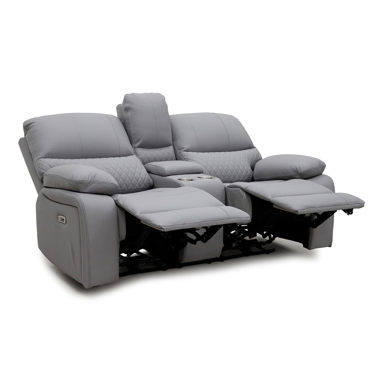 Faux Leather 3 Seater Sofa Recliner - Orla