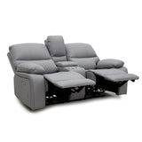 Faux Leather 3 Seater Sofa Recliner - Orla