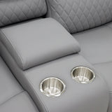 Faux Leather 3 Seater Sofa Recliner - Orla