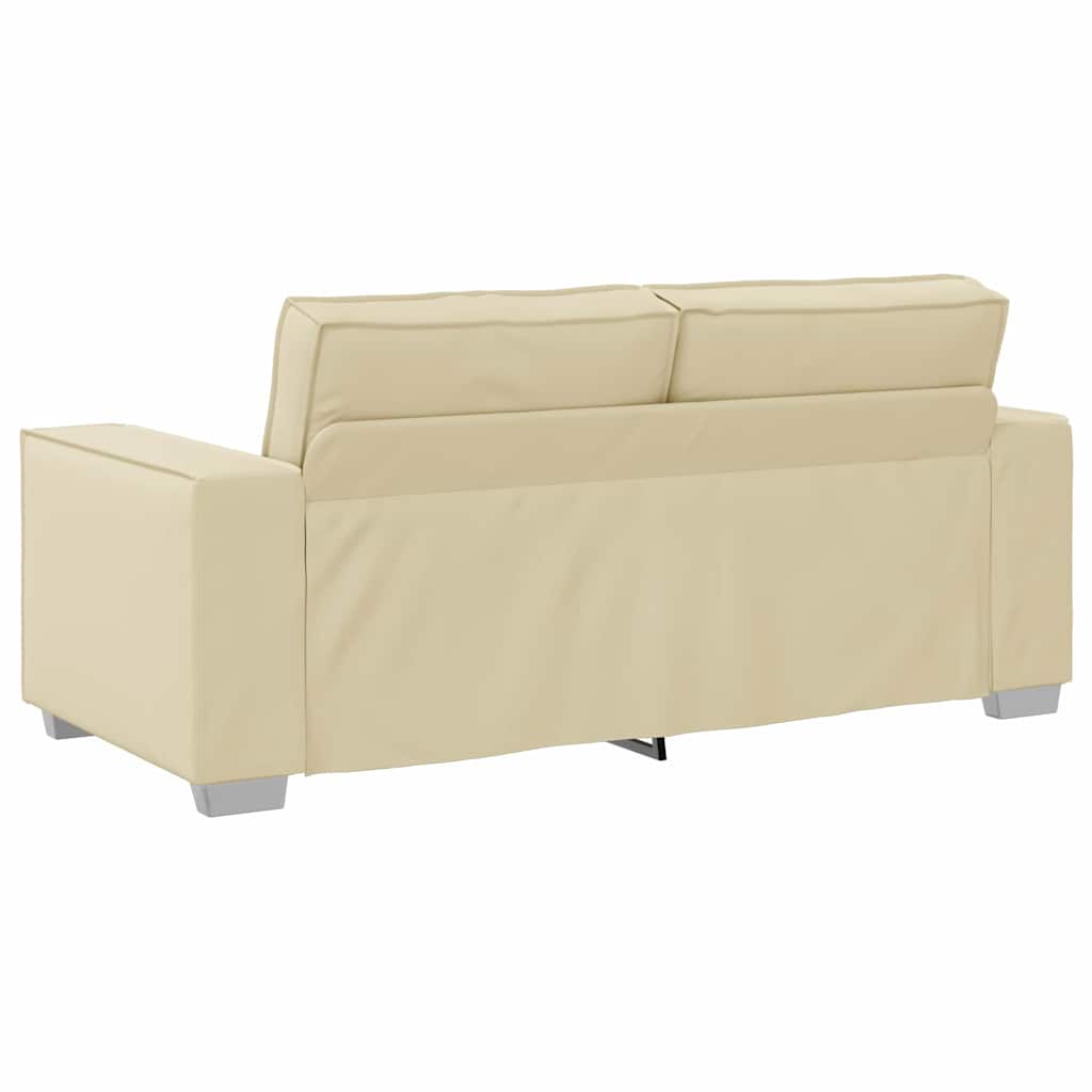 Faux Leather 3 Seater Sofa - Vantage Home