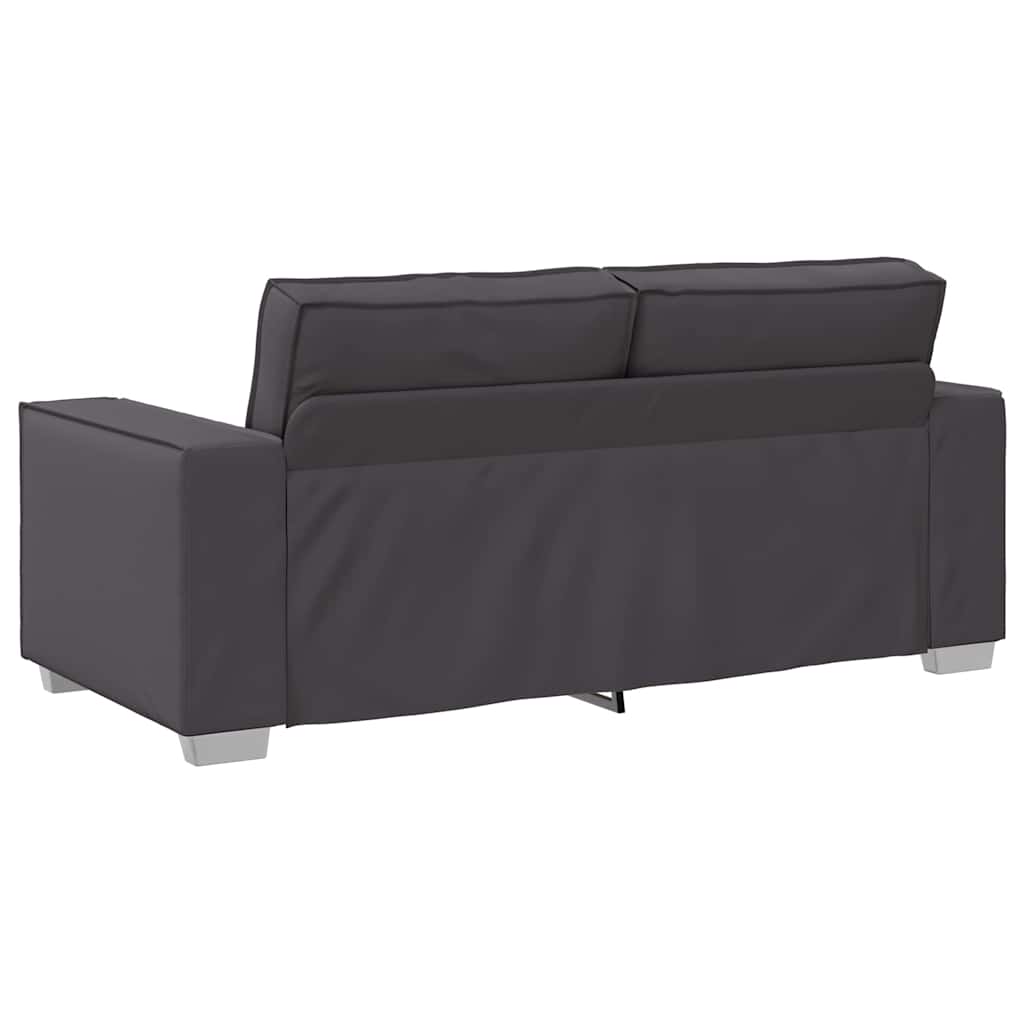 Faux Leather 3 Seater Sofa - Vantage Home